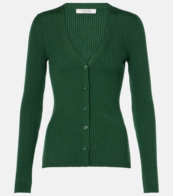  Dorothee Schumacher Dorothee Schumacher Essential Ease Wool And Silk-blend Cardigan 