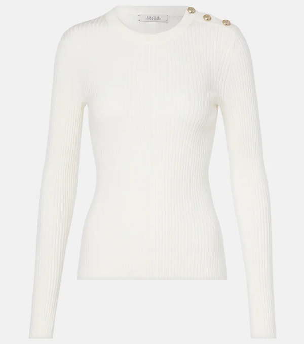  Dorothee Schumacher Dorothee Schumacher Essential Ease Wool And Silk-blend Sweater 