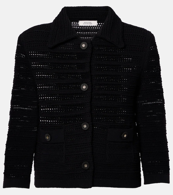  Dorothee Schumacher Dorothee Schumacher Precise Pointelle Cotton-blend Cardigan 