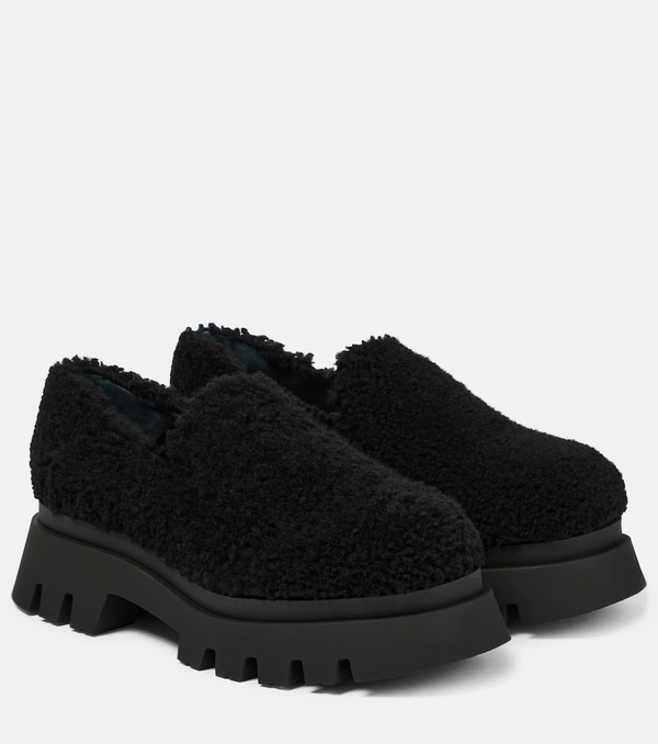  Dorothee Schumacher Dorothee Schumacher Shearling Platform Loafers 