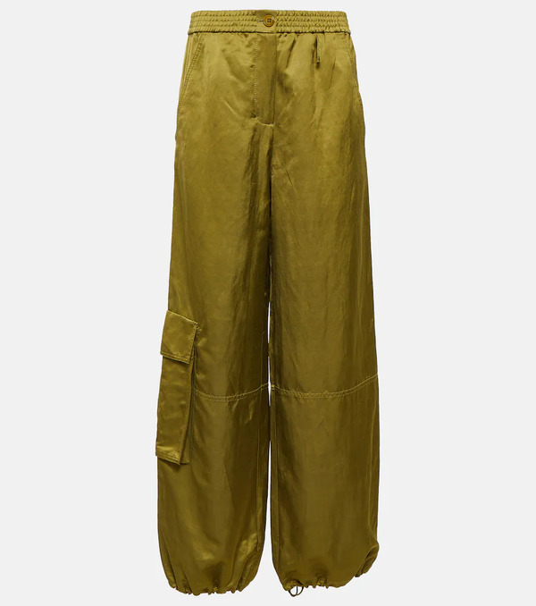  Dorothee Schumacher Dorothee Schumacher Slouchy Coolness Hemp-blend Cargo Pants 