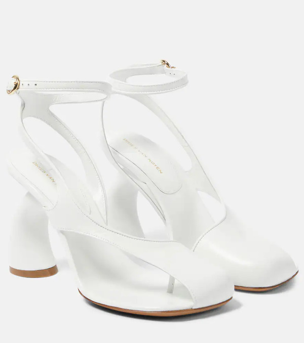  Dries Van Noten Dries Van Noten Bridal Leather Pumps 