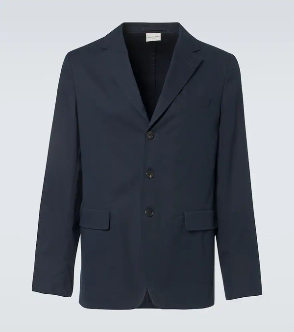  Dries Van Noten Dries Van Noten Cotton-blend Blazer 