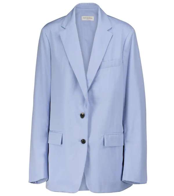  Dries Van Noten Dries Van Noten Cotton Poplin Blazer 