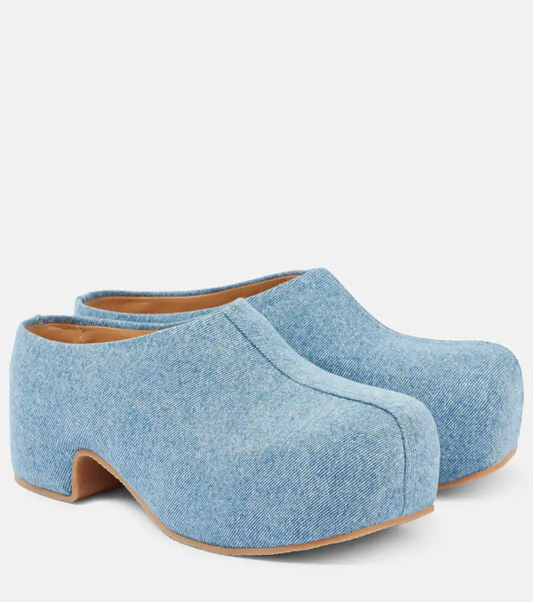  Dries Van Noten Dries Van Noten Denim Clogs 