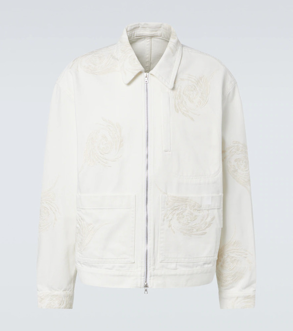  Dries Van Noten Dries Van Noten Embroidered Denim Jacket 