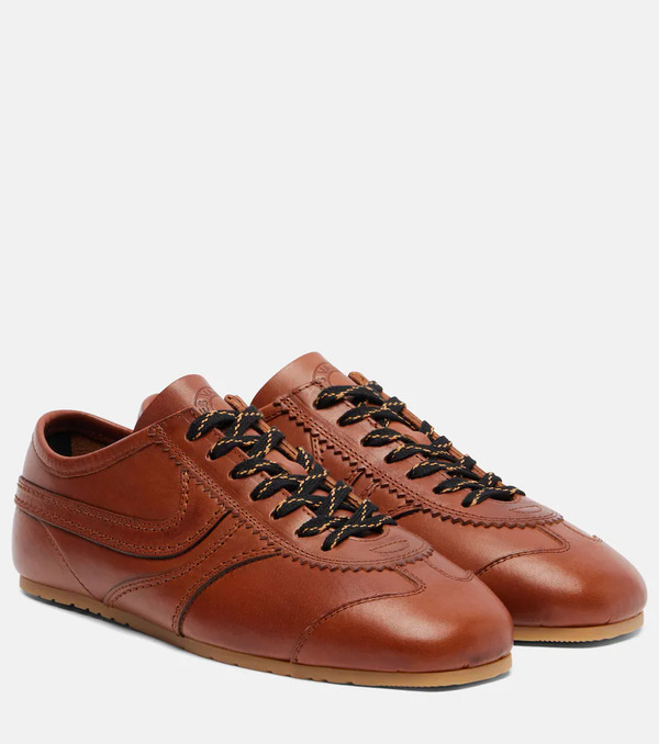 Dries Van Noten Dries Van Noten Leather Sneakers 