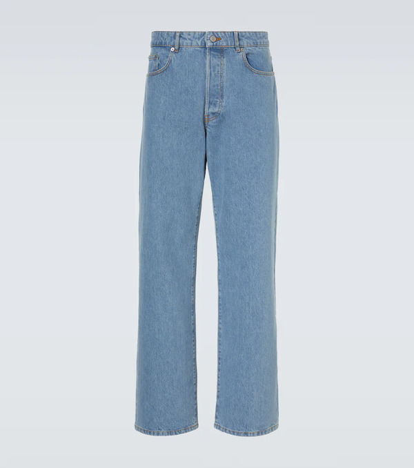  Dries Van Noten Dries Van Noten Logo Straight Jeans 