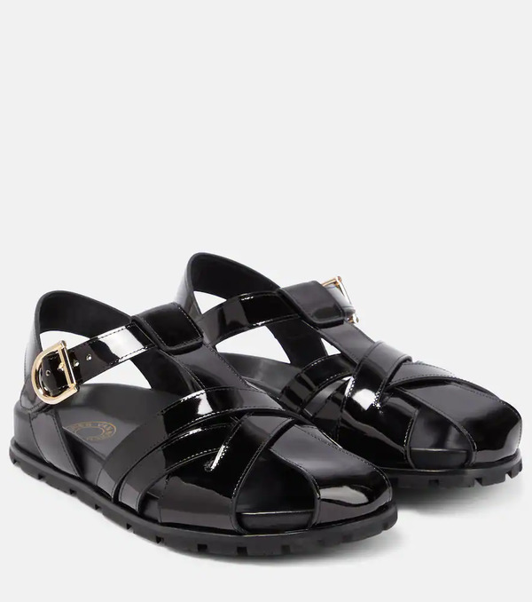  Dries Van Noten Dries Van Noten Patent Leather Sandals 