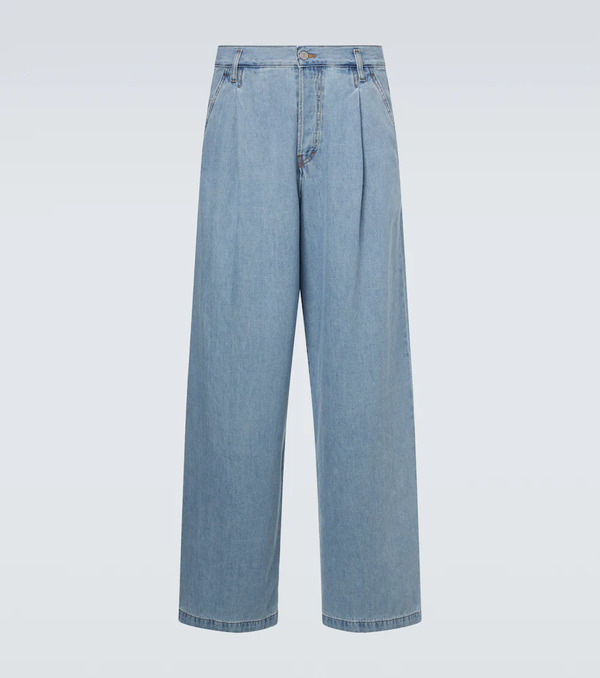  Dries Van Noten Dries Van Noten Penning Wide-leg Jeans 