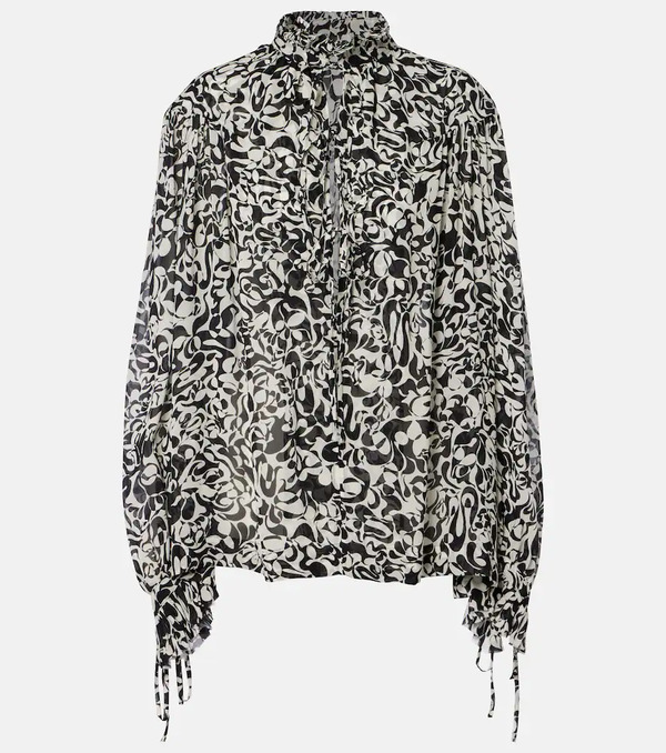  Dries Van Noten Dries Van Noten Printed Blouse 
