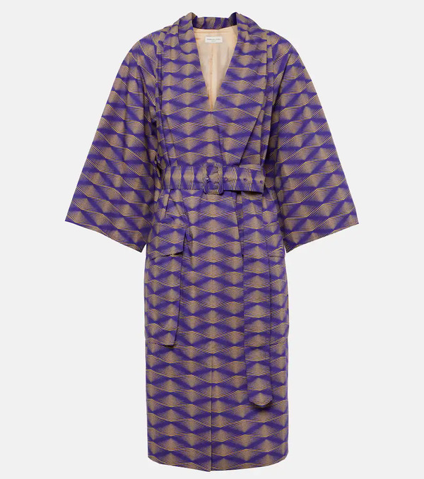  Dries Van Noten Dries Van Noten Printed Cotton Poplin Minidress 