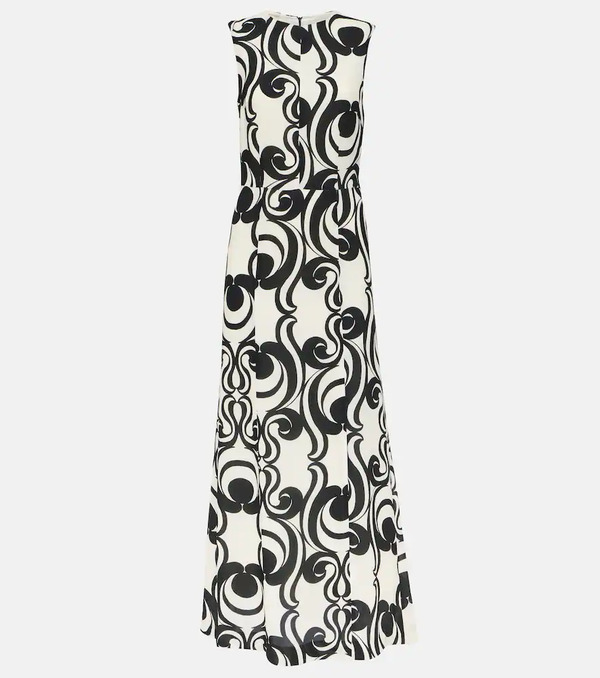  Dries Van Noten Dries Van Noten Printed Crãªpe Maxi Dress 