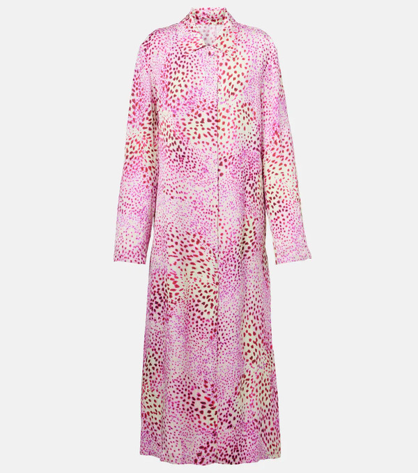  Dries Van Noten Dries Van Noten Printed Jacquard Coat 
