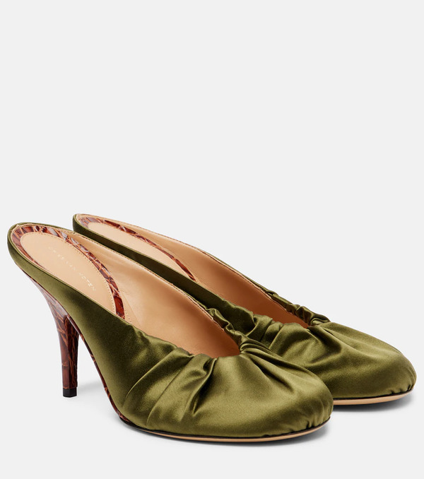  Dries Van Noten Dries Van Noten 90 Satin Mules 