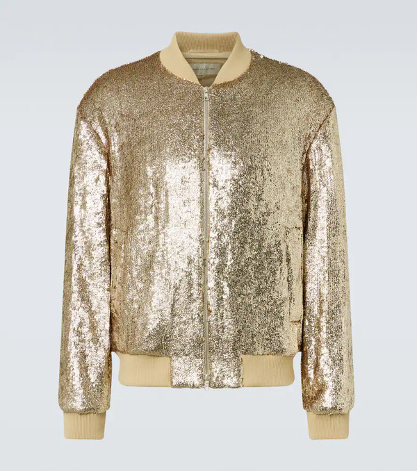  Dries Van Noten Dries Van Noten Sequined Bomber Jacket 