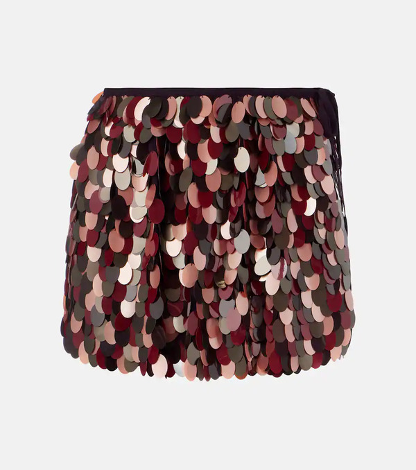  Dries Van Noten Dries Van Noten Sequined Miniskirt 