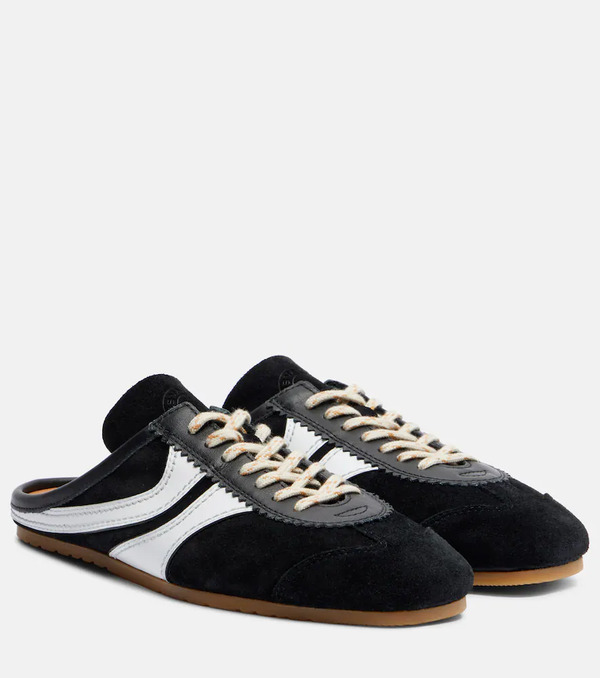  Dries Van Noten Dries Van Noten Suede Mules 