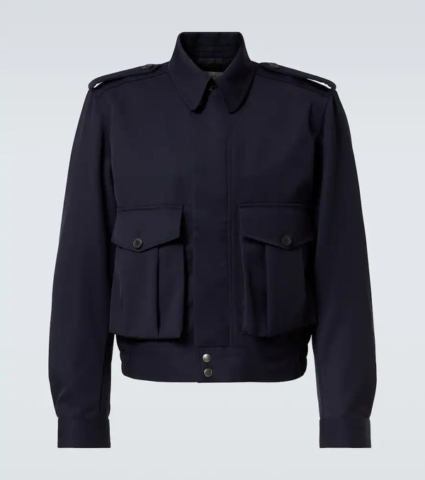  Dries Van Noten Dries Van Noten Wool Gabardine Jacket 