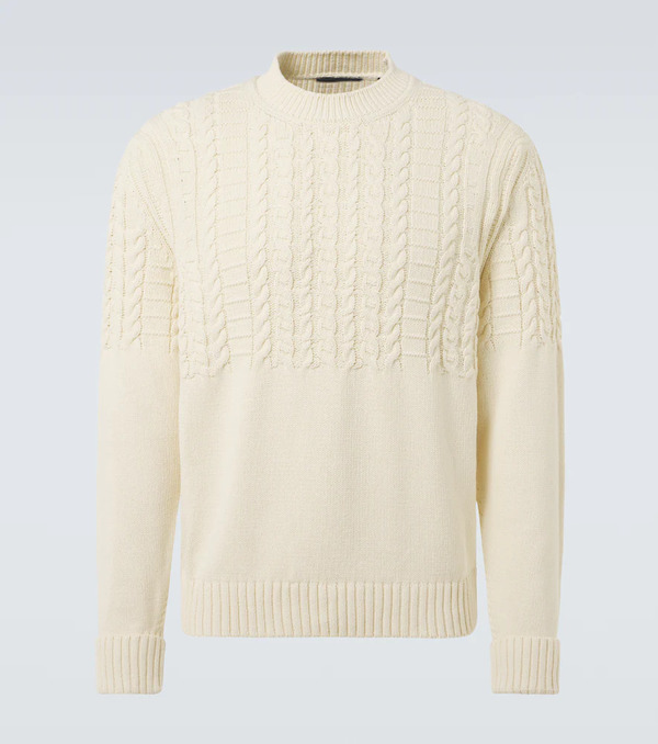 Dunhill Dunhill Cable-knit Cotton Sweater 