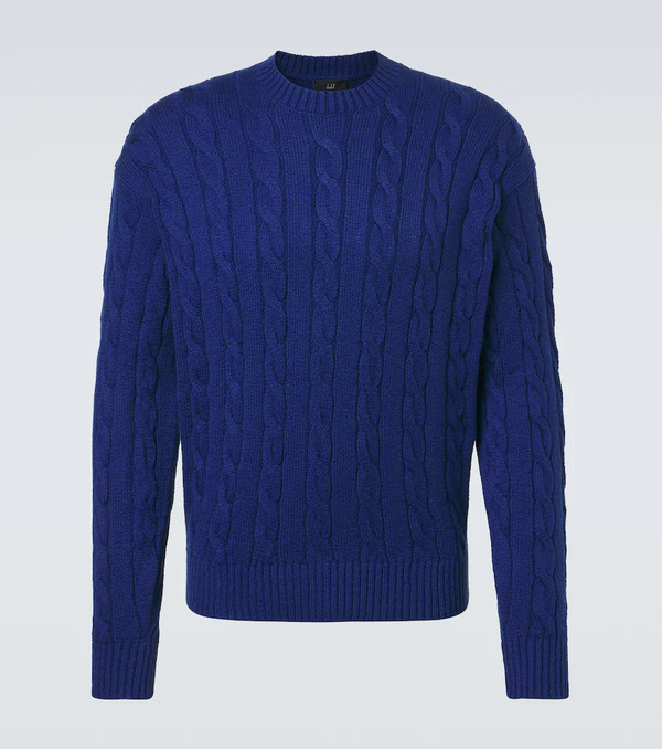  Dunhill Dunhill Cable-knit Cotton Sweater 
