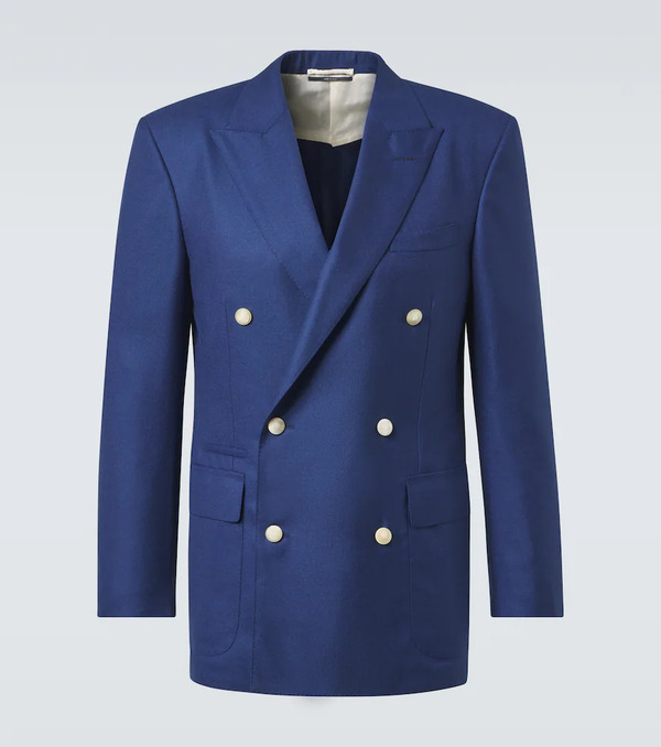  Dunhill Dunhill Double-breasted Cashmere Blazer 