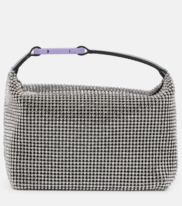  Eera Eã©ra Moonbag Embellished Mesh Shoulder Bag 