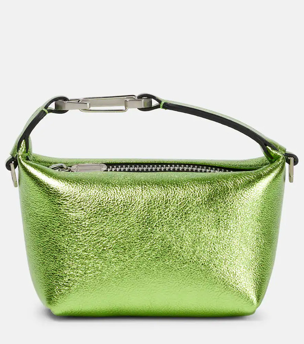  Eera Eã©ra Moonbag Metallic Leather Clutch 