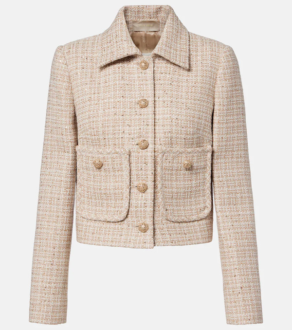  Elie Saab Elie Saab Sequined Tweed Jacket 