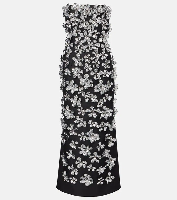  Emilia Wickstead Emilia Wickstead Leilani Embellished Strapless Gown 