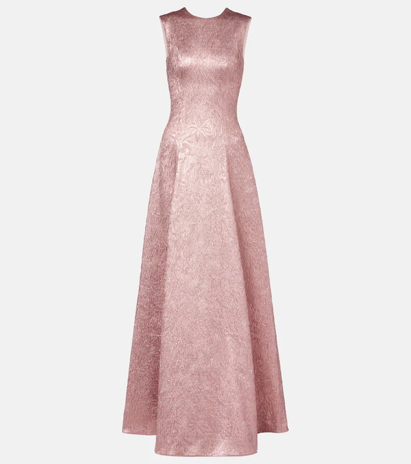  Emilia Wickstead Emilia Wickstead Nodin Open-back Cloque Gown 