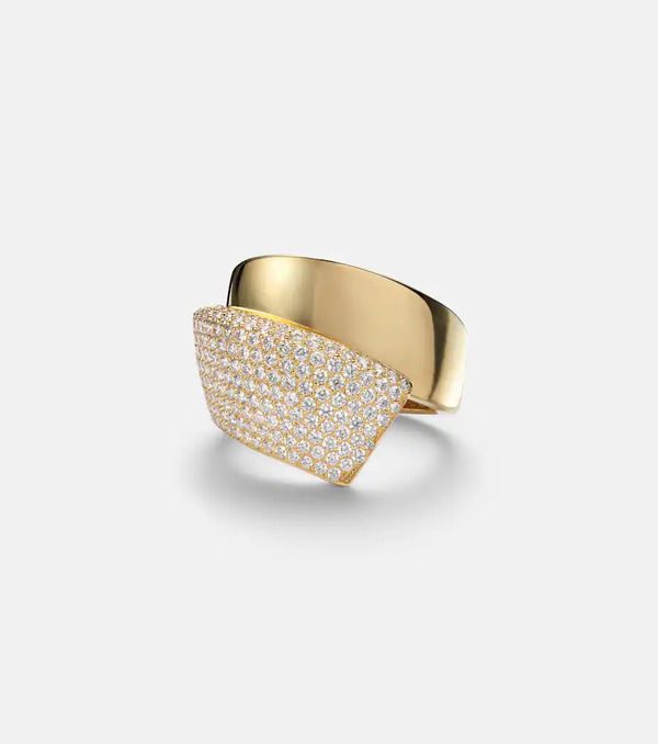  Engelbert Engelbert Divino 18kt Gold Ring With Diamonds 