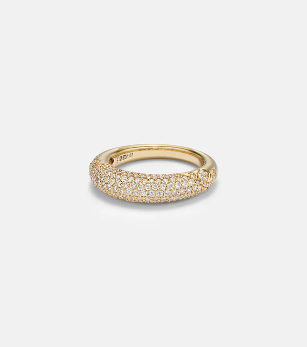  Engelbert Engelbert New York 66 Medium 18kt Gold Ring With Diamonds 