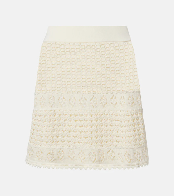  Eres Eres Angela Crochet Miniskirt 