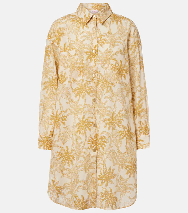  Eres Eres Exotisme Printed Cotton Voile Shirt 