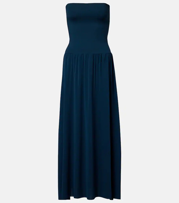  Eres Eres Oda Crãªpe Jersey Maxi Dress 