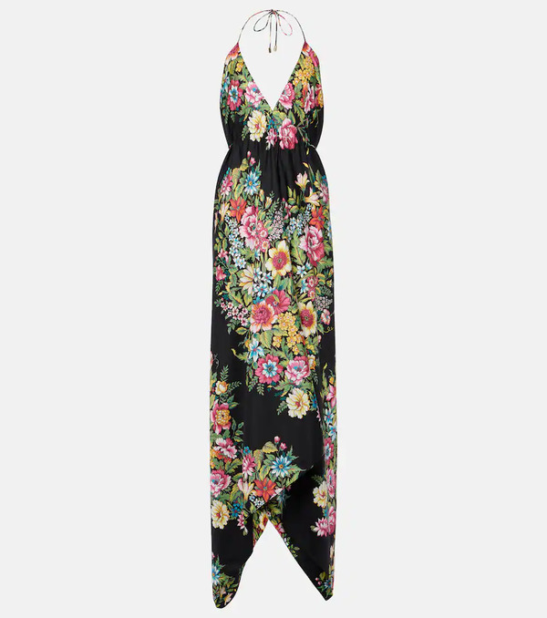  Etro Etro Floral Silk Midi Dress 
