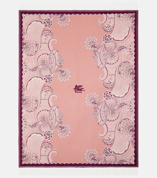  Etro Etro Floral Wool Throw 