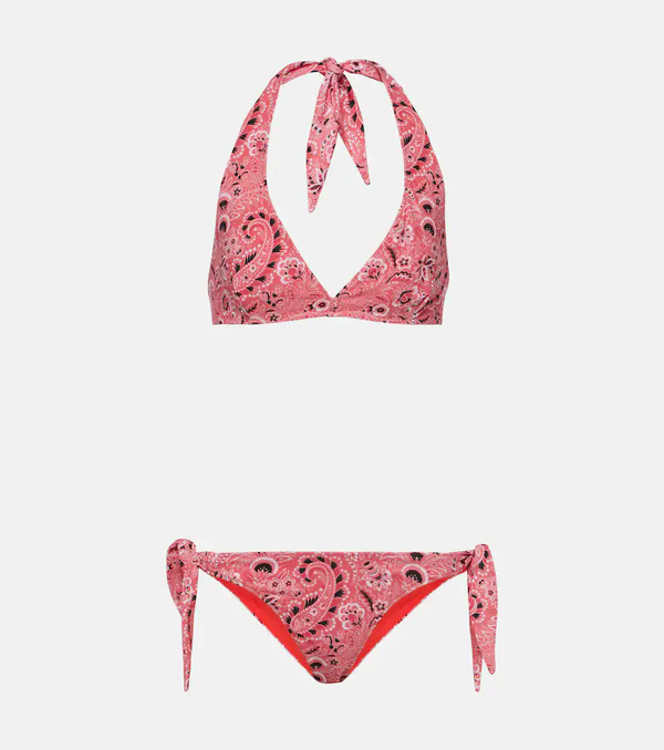  Etro Etro Paisley Halterneck Bikini 