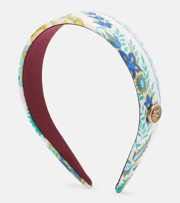  Etro Etro Pegaso Floral Silk Headband 