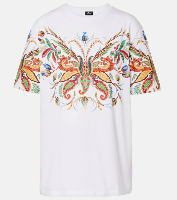 Etro Etro Printed Cotton Jersey T-shirt 