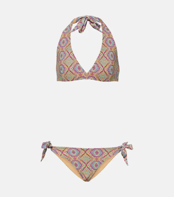  Etro Etro Printed Halterneck Bikini 