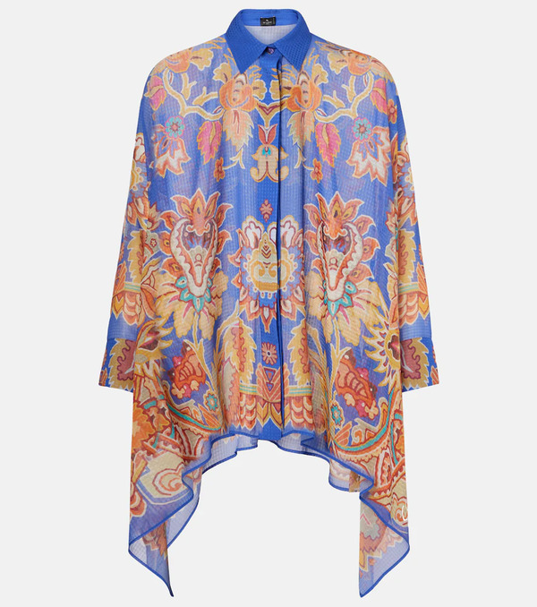  Etro Etro Printed Poncho 