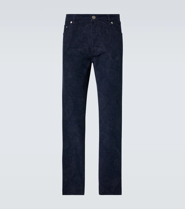  Etro Etro Printed Straight Jeans 