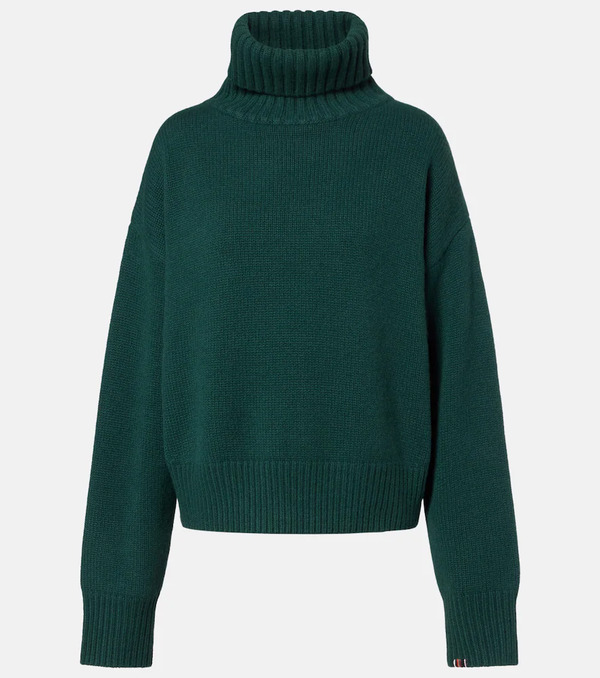  Extreme Cashmere Extreme Cashmere Crop Xtra Cashmere Turtleneck Sweater 