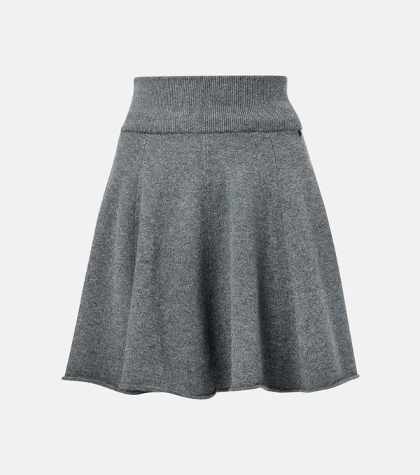  Extreme Cashmere Extreme Cashmere Nâ°379 Girl Cashmere-blend Miniskirt 