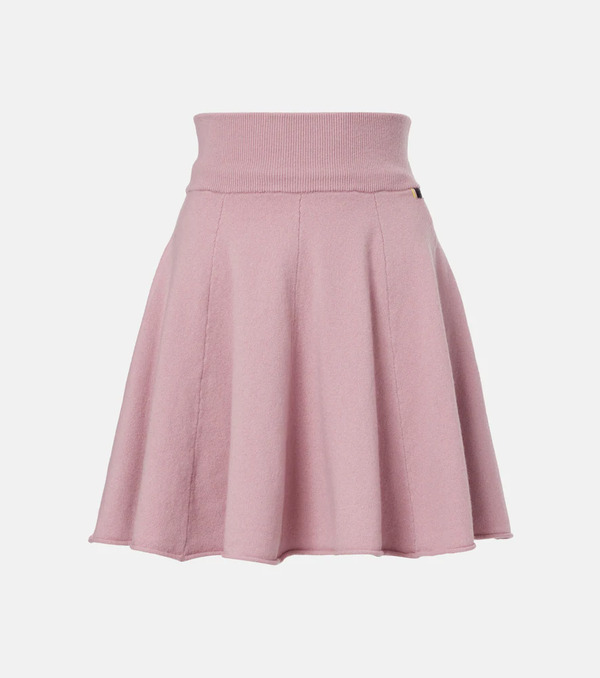  Extreme Cashmere Extreme Cashmere Nâ°379 Girl Cashmere-blend Miniskirt 