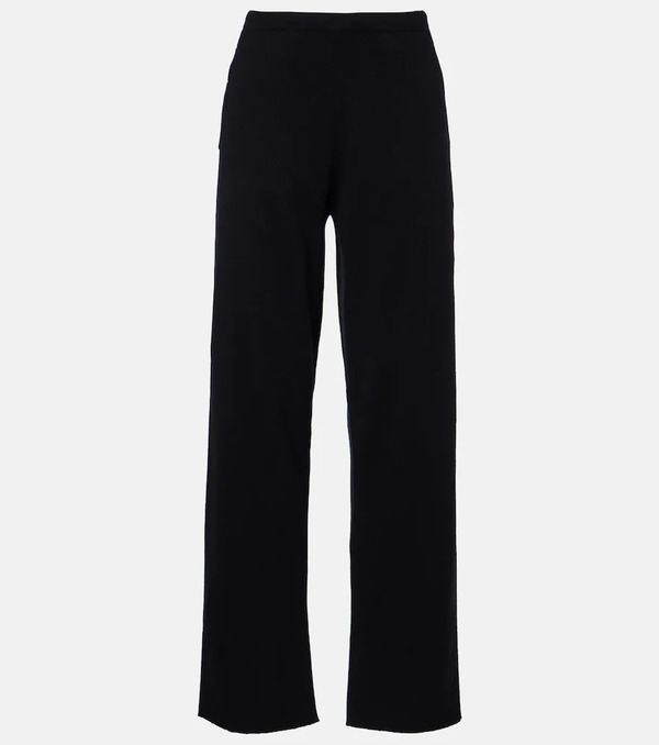  Extreme Cashmere Extreme Cashmere Nâ°320 Rush Cashmere-blend Wide-leg Pants 