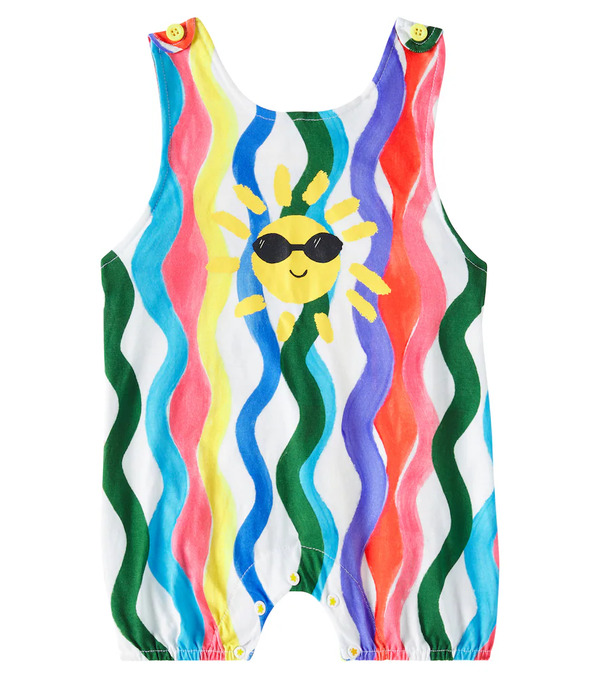  Fabula Fã¡bula Baby Printed Cotton Romper 