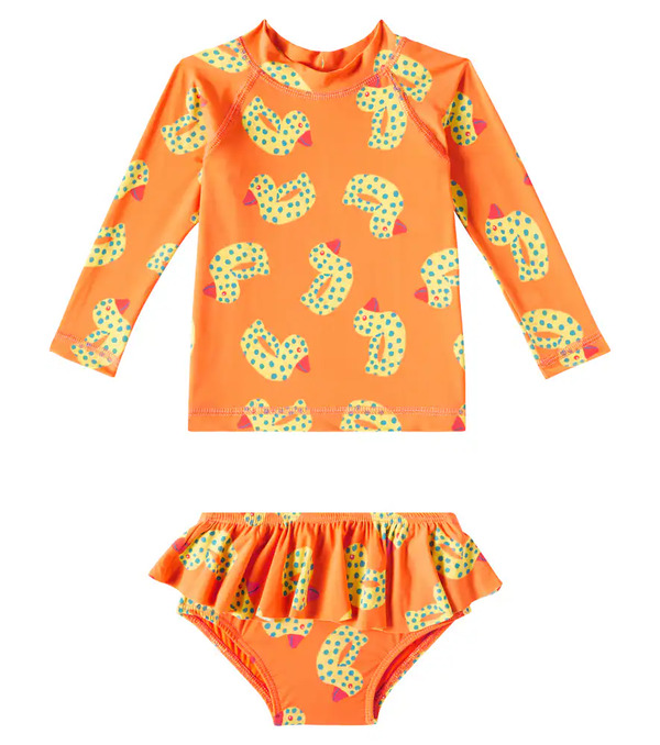  Fabula Fã¡bula Baby Rashguard Top And Swim Briefs Set 